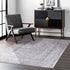 8' x 10' Anatolia's Tomb Gray Low Pile Distressed Area Rug