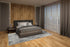 9' x 12' Water Aura Gray Modern Wavy Low Pile Area Rug