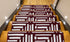 Red & White Staircase Step Treads Set of 13