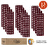 Maroon Red Indoor Stair Treads (Set of 13)