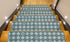 Teal Geometric Carpet Stair Treads (Set of 13)