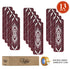 Red Indoor Carpet Stair Runners (Set of 13)