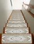 Gold & White Forest Stair Treads (Set of 13)