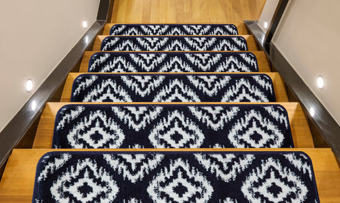 Black Snow Stair Treads (Set of 13)