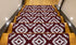 Red Snow Flake Stair Treads (Set of 13)