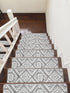 Aztec Ruins Gray Carpet Stair Treads (Set of 13)