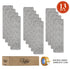 Gray & White Staircase Step Treads (Set of 13)