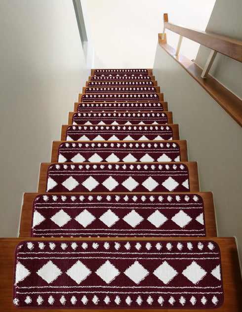 Red Diamond Indoor Stair Treads (Set of 13)