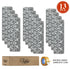 Gray Modern Stair Treads (Pack of 13)
