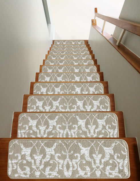 Beige Stair Rugs (Set of 13)