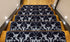 Navy Blue & White Stair Treads Carpet (Set of 13)