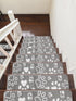 Gray Puppy Paws Stair Treads (Set of 13)