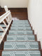Teal Carpet Runner Strips (Set of 13)