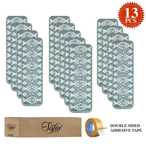 Teal Staircase Step Treads (Pack of 13)