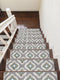 Grey & Blue Indoor Carpet Stair Runners (Set of 13)