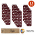Maroon Carpet Stair Treads (Set of 13)