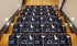 Navy Blue Modern Carpet Stair Runners (Set of 13)
