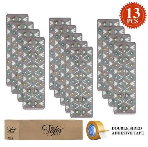 Earth Toned Stair Treads (Set of 13)