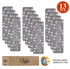Gray Aztec Themed Indoor Stair Treads (Pack of 13)
