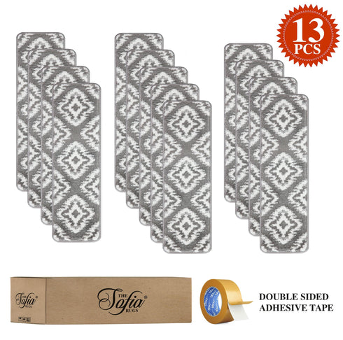 Stair Treads Carpet Set of 13 Beige