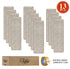 Light Brown Geometric Carpet Stair Treads (Set of 13)
