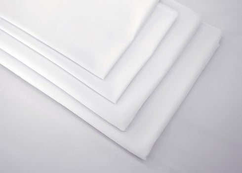 Signature 100% Cotton Sheets - 4 Piece - Sheet & Pillowcase Sets - White Sheets - Twin Bed Sheets - Hotel Luxury - Organic Cotton Sheets - Cooling Sheets - Extra Soft - White Twin Sheets