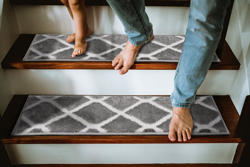 Willow - Non Slip Backing Stair Treads for Dogs, Kids, and Elders