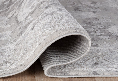 5' x 7' Anatolia's Tomb Gray Low Pile Distressed Area Rug