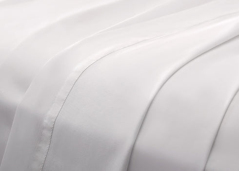 Signature 100% Cotton Sheets - 4 Piece - Sheet & Pillowcase Sets - White Sheets - Queen Bed Set - Hotel Luxury - Organic Cotton Sheets - Cooling Sheets - Extra Soft - Deep Pocket Queen Sheets