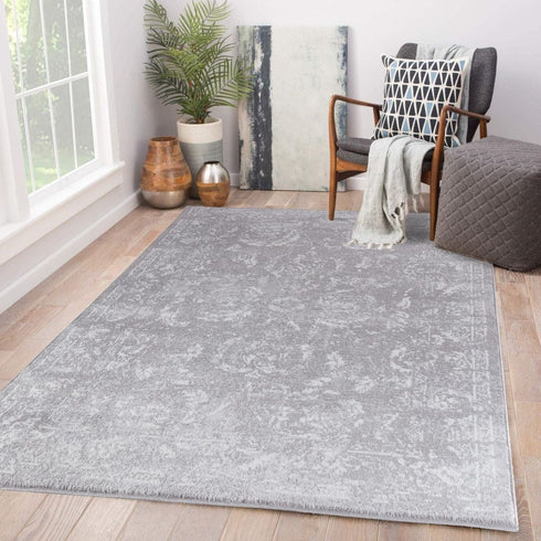 5' X 7' Atlantis Grey Transitional Area Rug