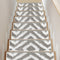Meadow - Low Pile Geometric Grey Stair Treads (Set of 13)