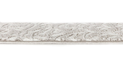 Primrose - Machine Washable - Grey/White Stair Treads with Rubber Backing