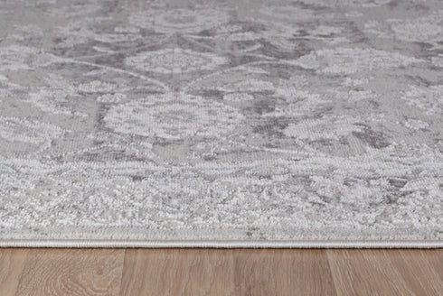 2' x 3' Light Gray Farmhouse Area Rug
